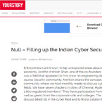 Null - Filling up the Indian Cyber Security Space